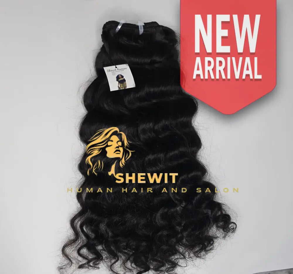100% Human Hair bundles loose wave Natural black color