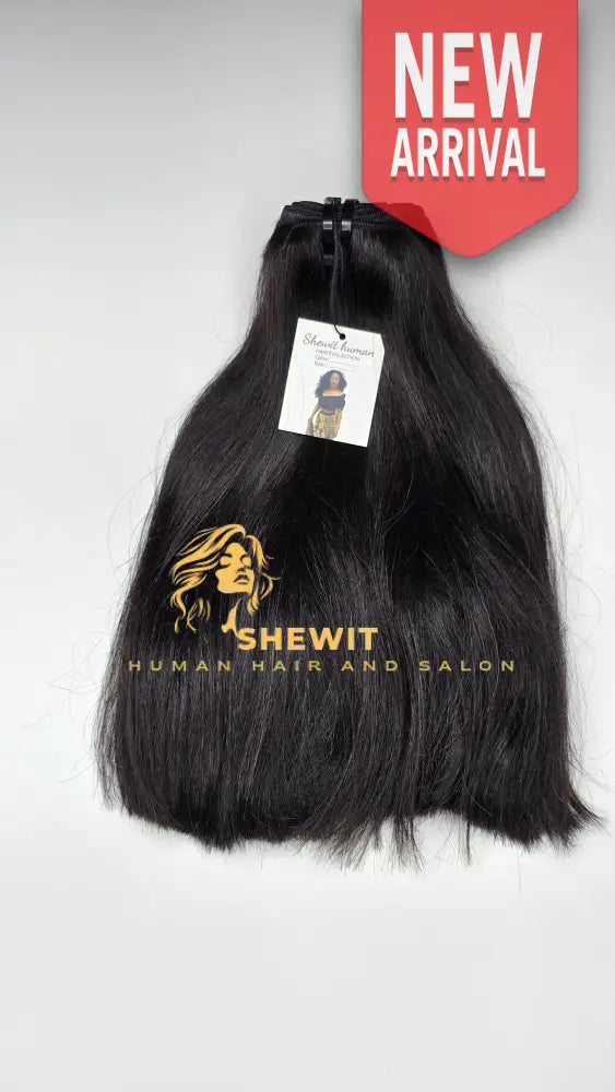 100% Human Hair straight Natural black