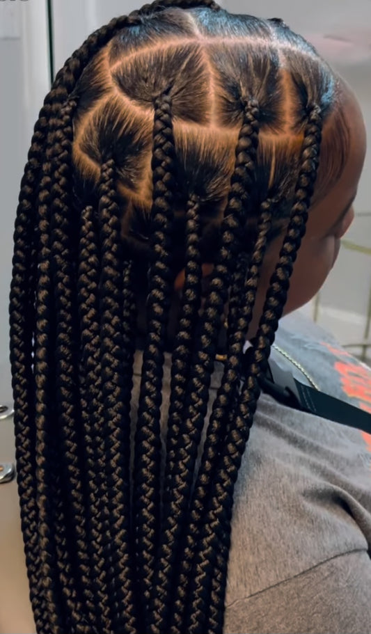 Big Knotless Braids | 120 minutes
