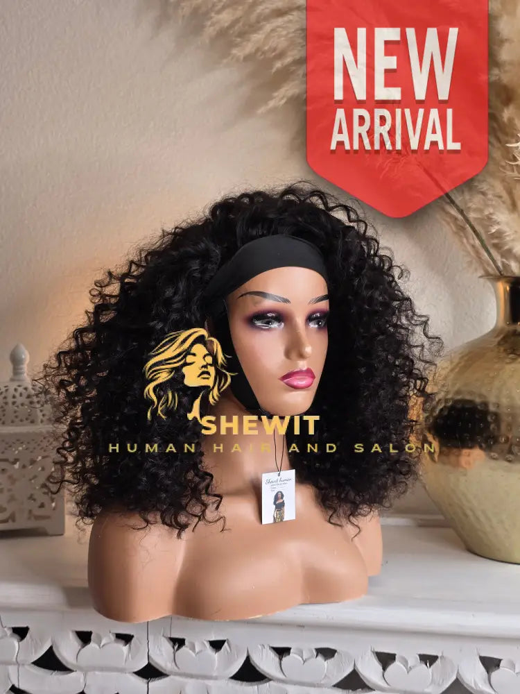 Head Band Wig | Natural Black Type 2