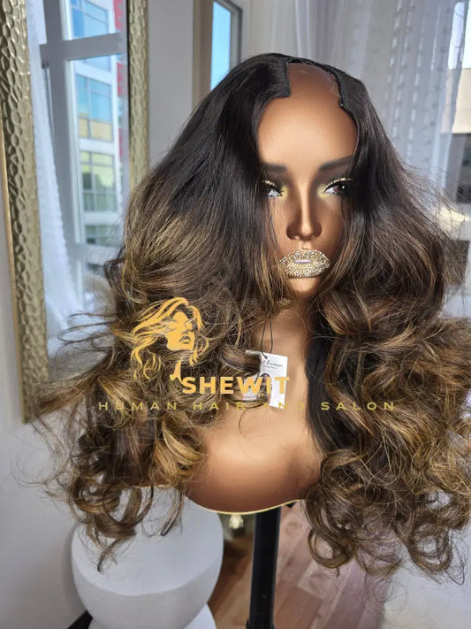 U Part Wig | Mesh Color