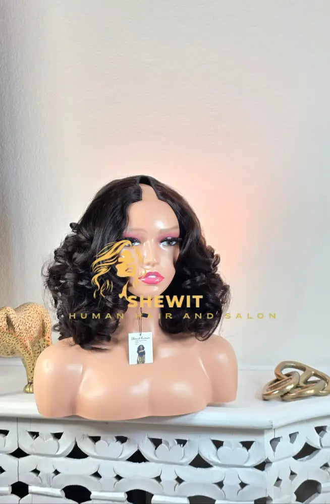 100% Human Hair U part wig body wave