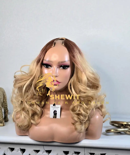 100% Human Hair u part wig