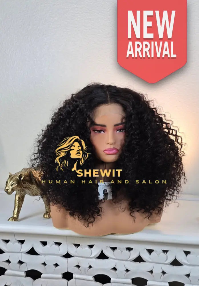 100% Humanhair 5×I clouser wig deep curly