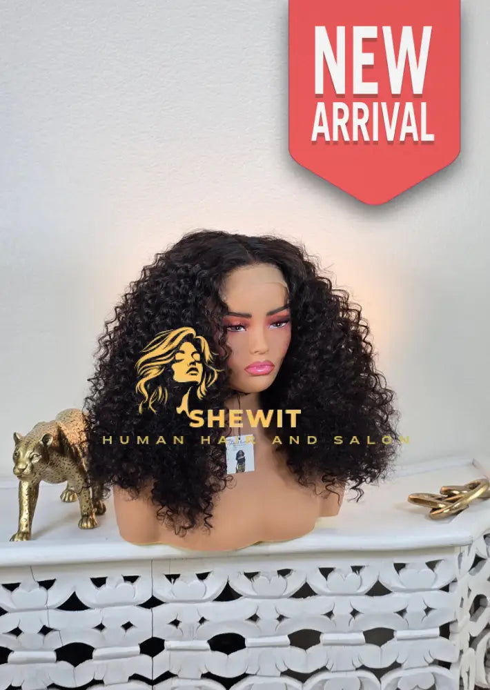 100% Humanhair 5×I clouser wig deep curly