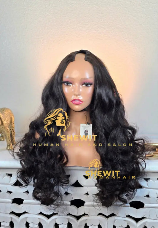 100% Humanhair upart black color