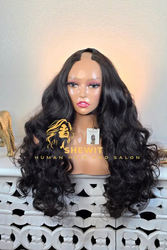 100% Humanhair upart black color