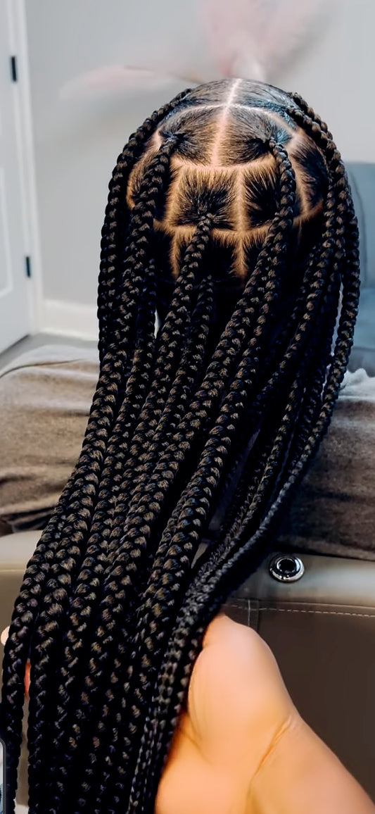 Big Knotless Braids | 120 minutes