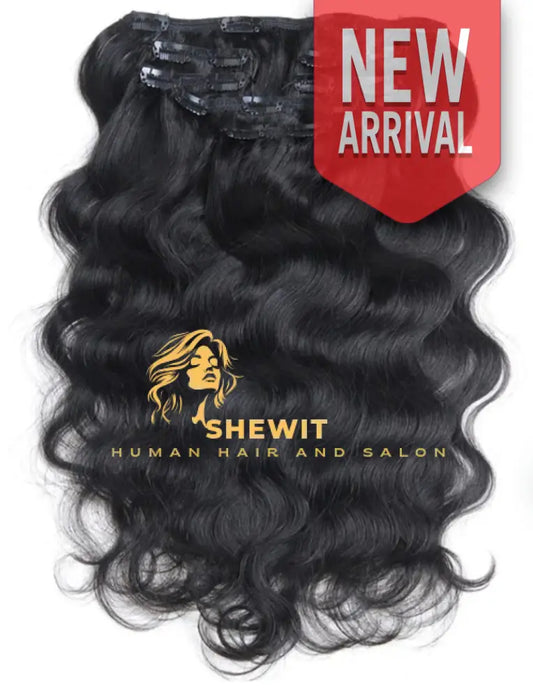 Body wave clip ins
