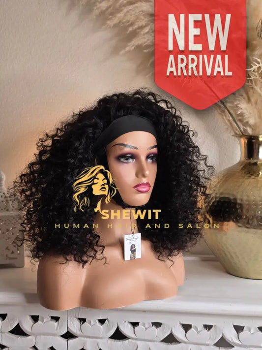 Head Band Wig | Natural Black Type 2