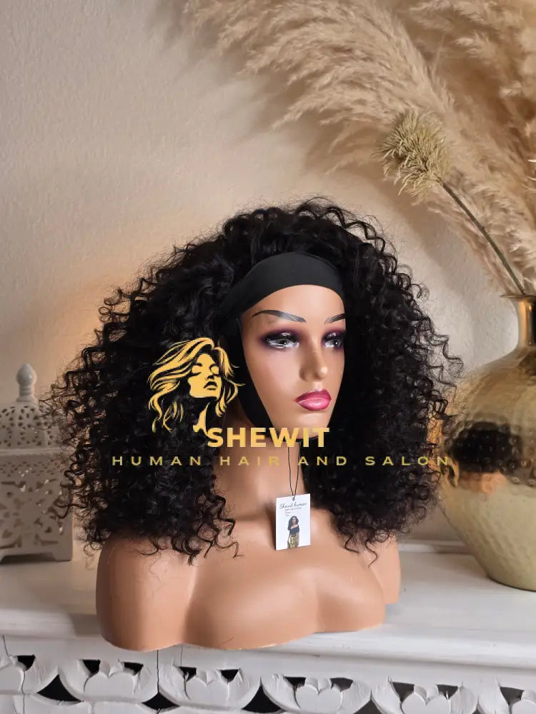 Head Band Wig | Natural Black Type 2
