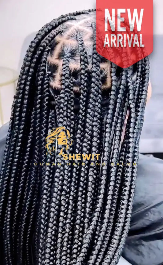 Medium Knotless Braids | 120 minutes