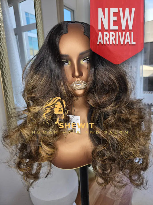 U Part Wig | Mesh Color