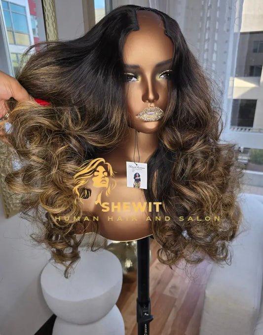U Part Wig | Mesh Color