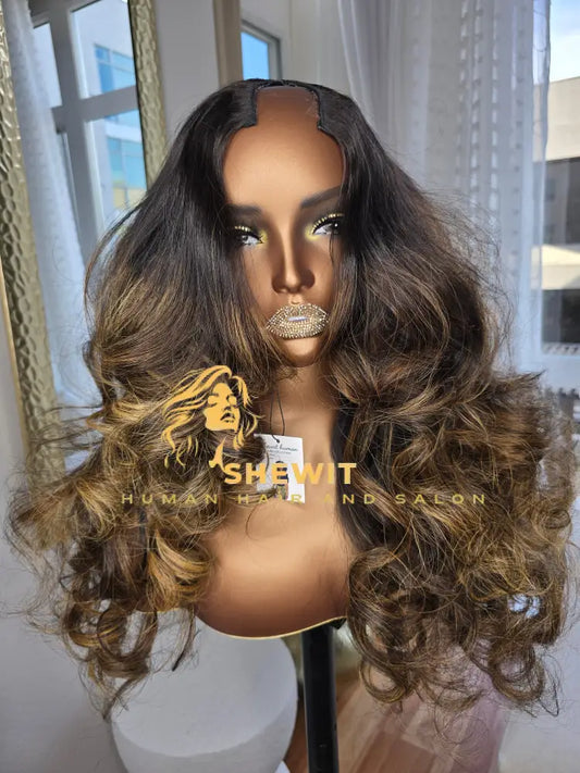 U Part Wig | Mesh Color