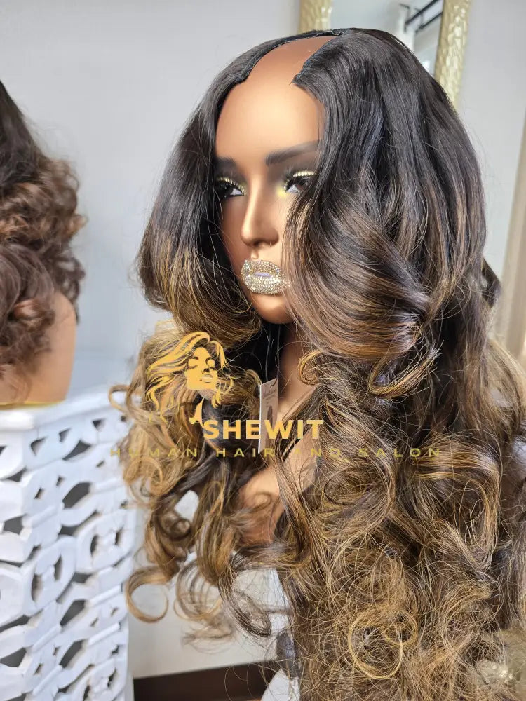 U Part Wig | Mesh Color